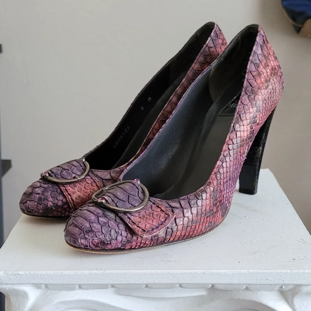 STUART Weitzman Pumps snake heels - Picture 11 of 16